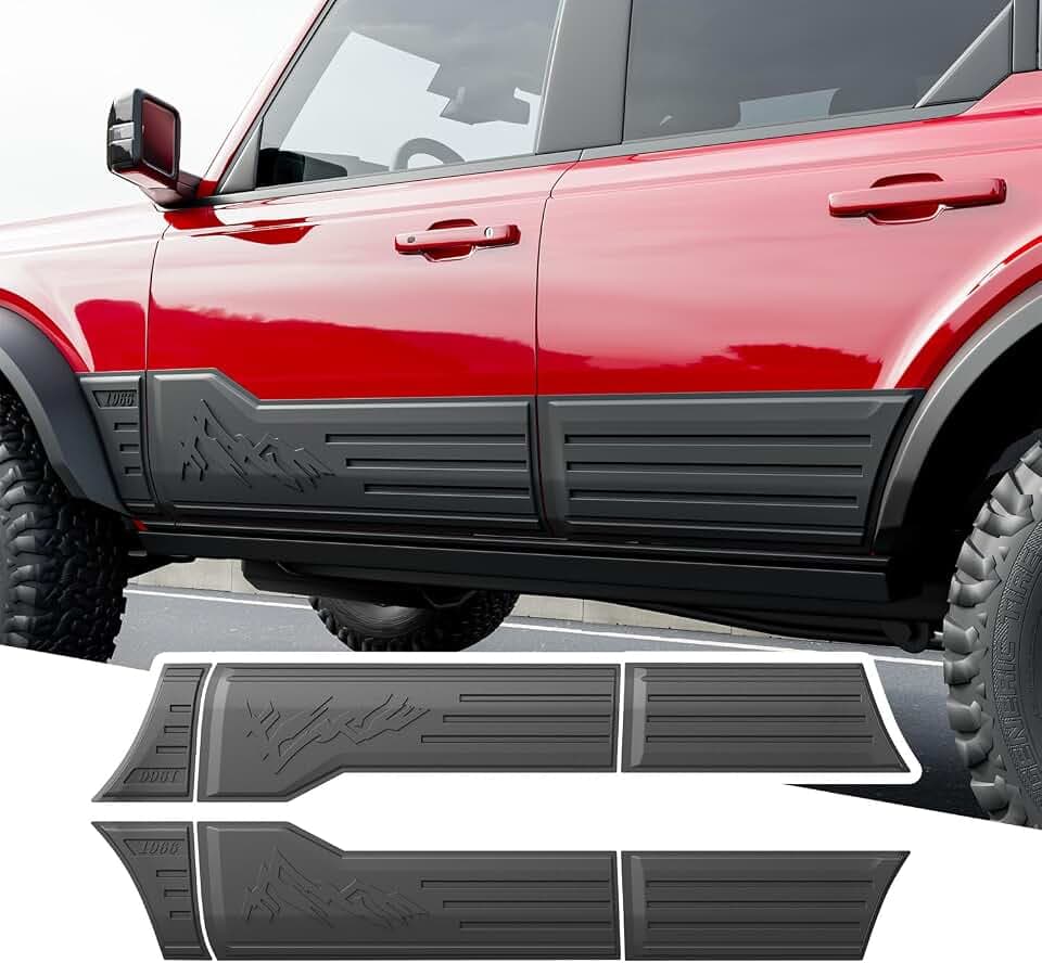 PTYYDS Door Molding Trim Compatible with 2021-2026 Ford Bronco