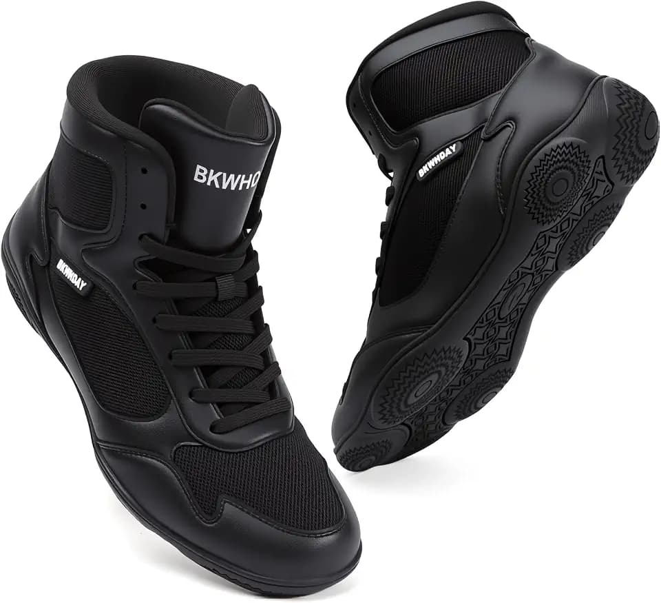 Wrestling Shoes Men Boxing Shoes for Men Pro Wrestling Boots High Top Fitness Weightlifting Powerlifting Shoes