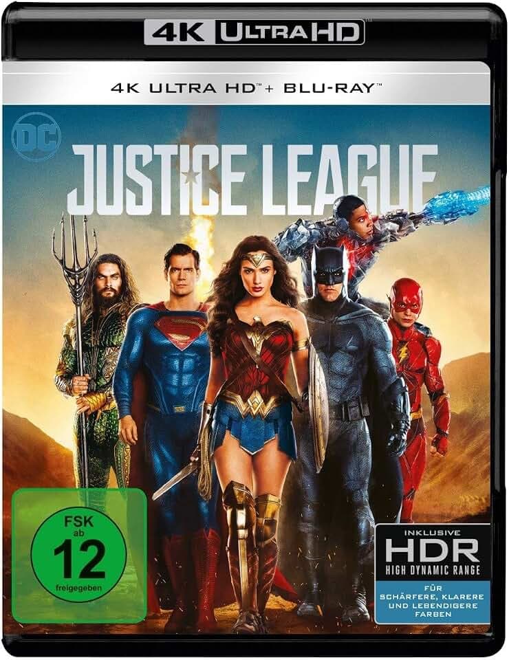Justice League (4K Ultra HD + 2D Blu-ray) [Blu-ray]