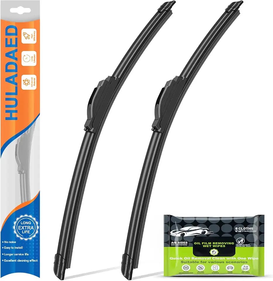 22"+22" OEM Quality Windshield Wiper Blades Replacement for Ford Expedition 2008-2025 F-150 1997-2025 F-250 F-350 2008-2025 and more(Pack of 2 and Cleaning Wipes)