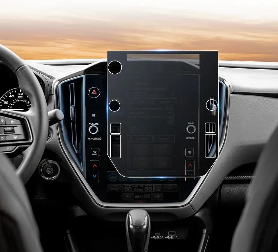CDEFG Matte Anti Glare For 2025 2026 Subaru Forester Screen Protector - 11.6 Inch Tempered Glass - Forester (Premium, Sport, Limited, Touring) Touchscreen Accessories