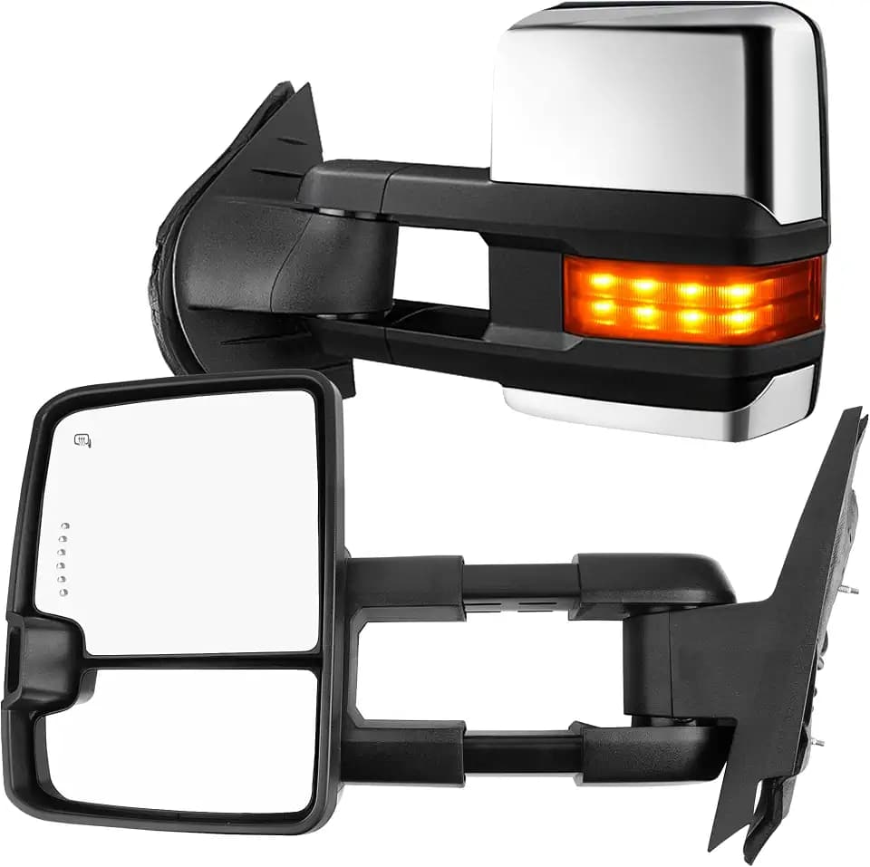 YITAMOTOR Tow Mirrors Compatible with 2007-2013 Chevy Silverado GMC Sierra