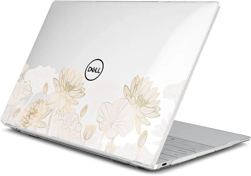 Batianda Gold Lotus Case for Dell XPS 13 Laptop 2024 2025