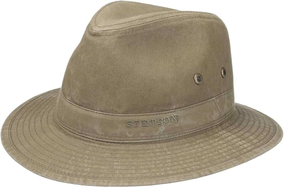 Stetson Organic Cotton Traveller Hut Stoffhut UV-Schutz 40 Herren Frühling Sommer