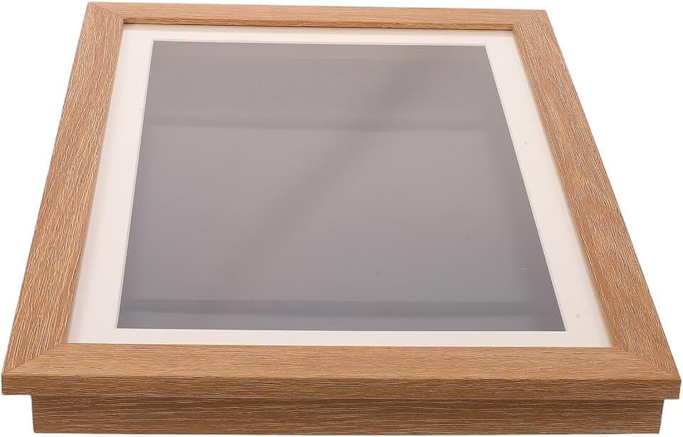 Art Display Frame for Artwork, A4 Solid Wood Front Opening