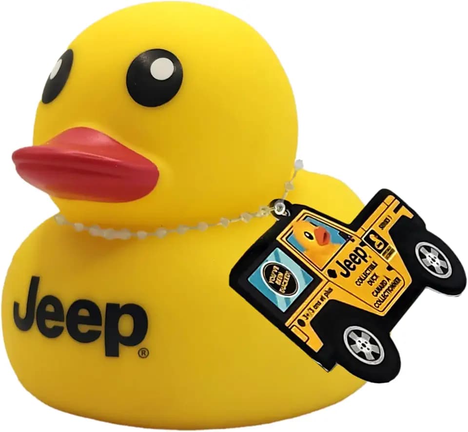 Jeep Officially Licensed Ducks- 7 Inch Rubber Duck Collectible, Includes 1