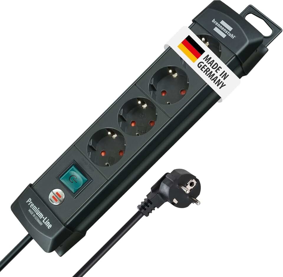 Brennenstuhl Premium-Line Steckdosenleiste 4-Fach, 1,8m