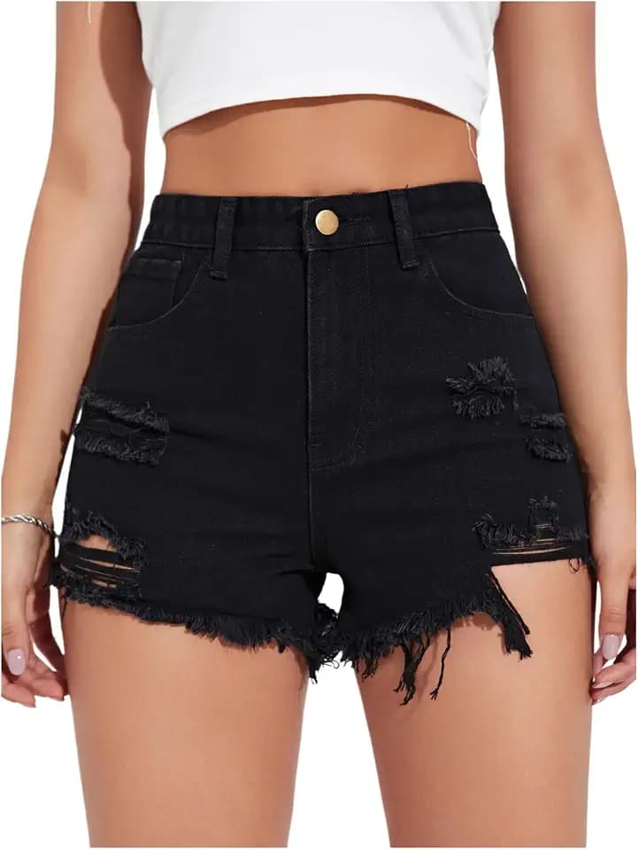 GORGLITTER Women's Jean Denim Shorts Jorts Western Cowgirl Trendy Outfits