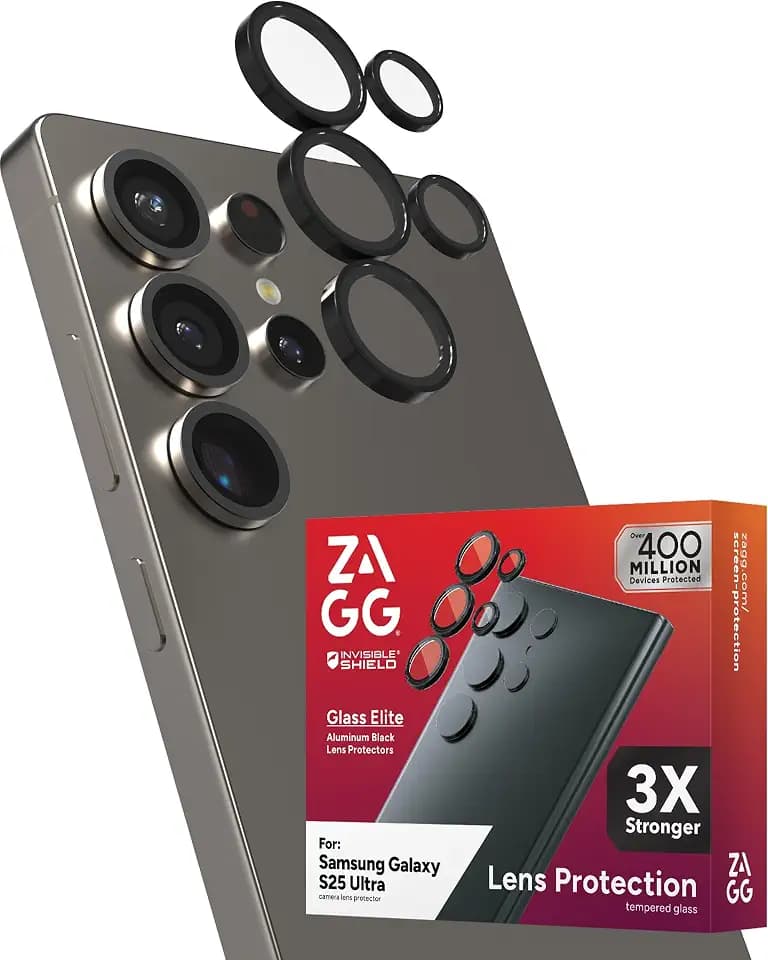 ZAGG Anti-Reflective Samsung Galaxy S25 Ultra Camera Lens Protector