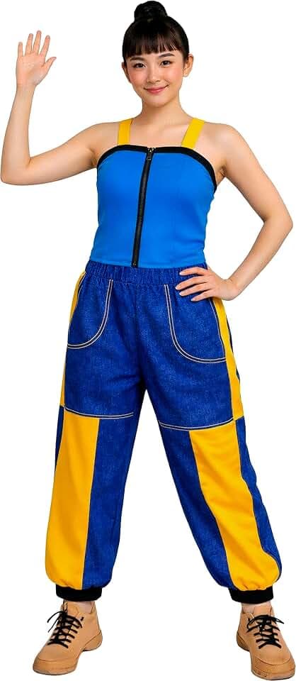 FIESTAS GUIRCA | Pop Star Lotus Kostüm - T-Shirt und Hose - Sängerin und Musikstar Kostüme für Karneval, Halloween und Kostümpartys - Für Teenager und Erwachsene