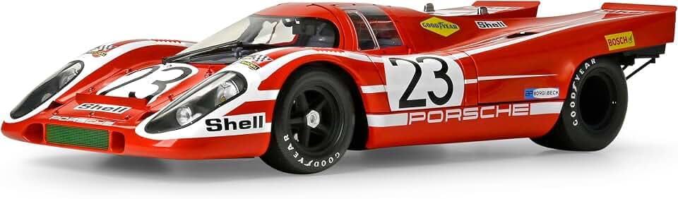 IXO Collections 1:8 IXO Porsche 917KH #23 Salzburg - Modellbau, Standmodellbau, hochwertiger Bausatz, Modellbausatz, Lichtfunktion, Bausatz, Standmodellbau, Rot