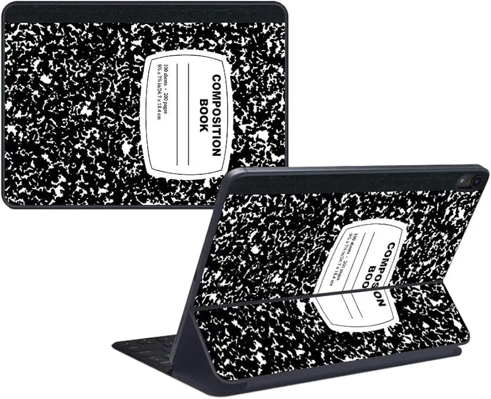 MightySkins Skin Compatible with Apple iPad Pro Smart Keyboard 11" (2018) - Composition Book - Protective, Durable, and Unique Vinyl Decal wrap Cover - Easy to Apply, Remove - Made in The USA