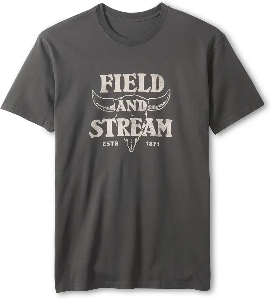 Field & Stream Unisex Adult Lightweight Short Sleeve Graphic Tee Shirt