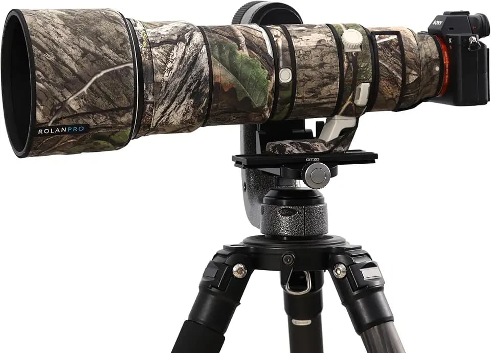 Rolanpro Lens Cover for Sony FE 400-800mm F6.3-8 G OSS Lens Protector-Protection for your camera lens-SEL400800G Rain Cover Lens Protective Sleeve Case-#31 Jungle Camo Waterproof