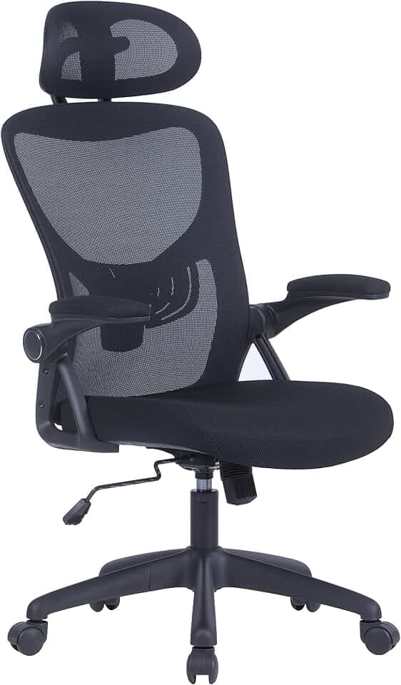 byLIVING Bürostuhl Flex, einstellbare Kopfstütze, Wippmechanik