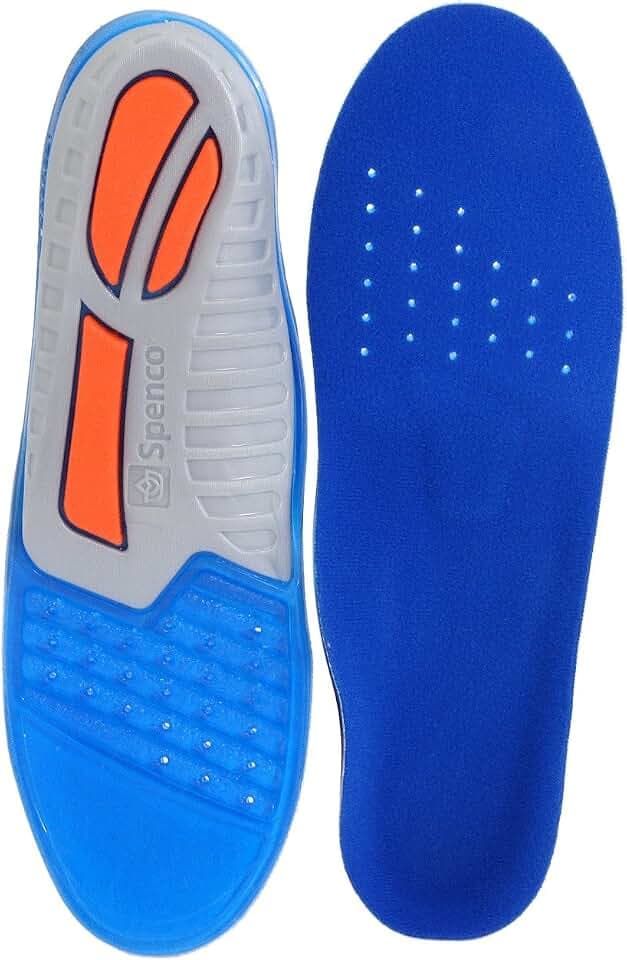 Spenco Total Support Gel Insoles for Anatomical Lowering Shoes – Foot Support and Extra Daempfungssystem – 40-42