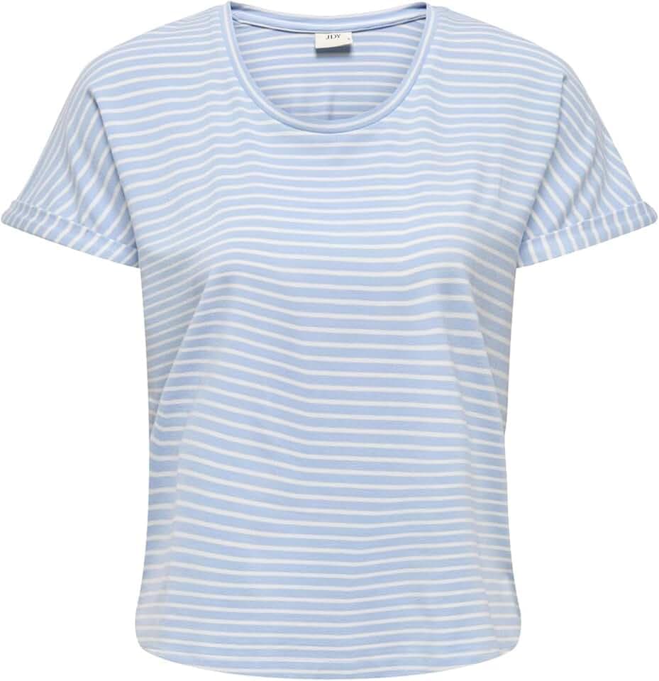 JDY Damen Jdysissy S/S O-Neck Top JRS Noos Jdysissy S/S O-Neck Top JRS Noos (1er Pack)