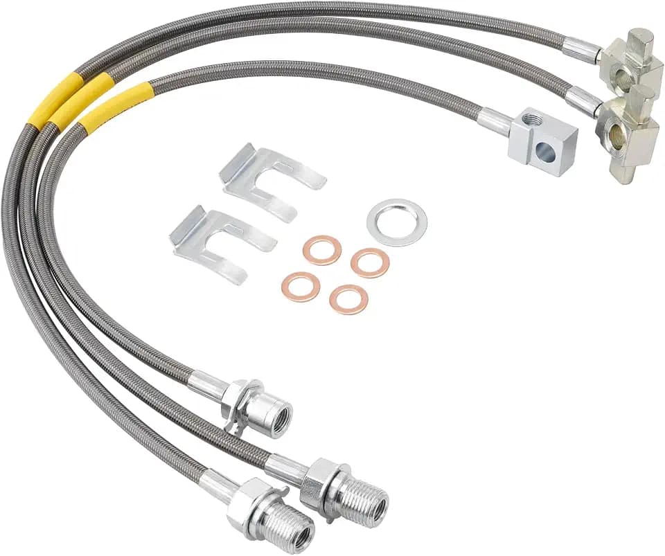 3PCS Front and Rear Brake Lines 89340S 89335S