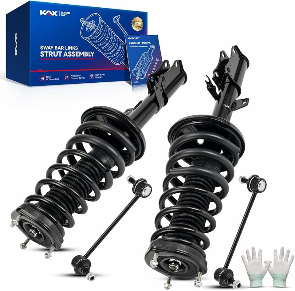 KAX Rear Struts Shock & Sway Bars End Links for Avalon,Camry,ES300,Solara