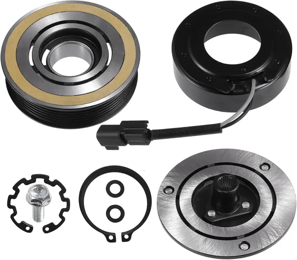 uxcell 1 Set AC Compressor Clutch Kit Replace for FORD F-250 2007-2009 8CYL 4.6L for FORD F-250 SUPER DUTY 2007-2008 10CYL 6.8L