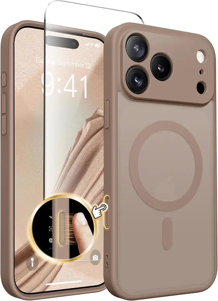 CAPRARO for iPhone 17 Pro Max Case, Compatible with MagSafe