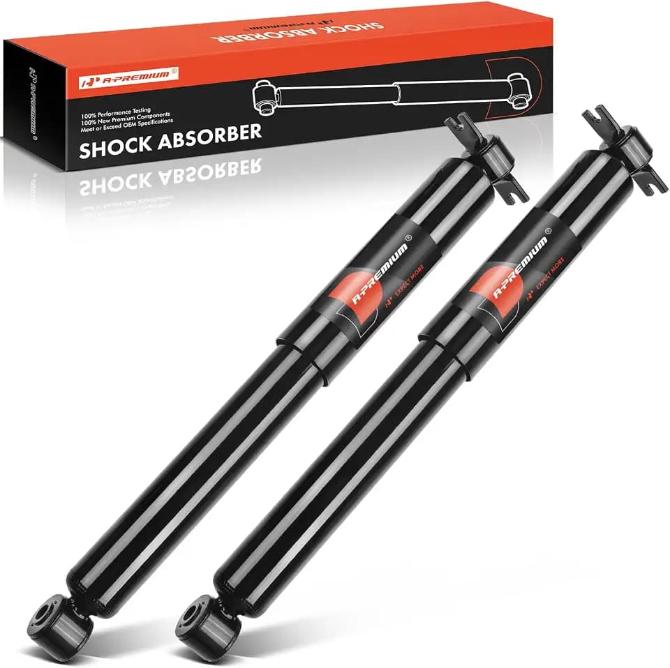 A-Premium Rear Shock Absorbers, Set of 2 - Compatible with Jeep