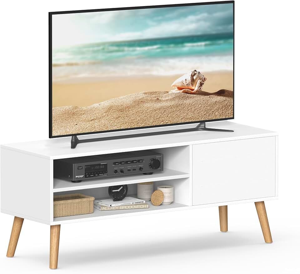 VASAGLE TV-Schrank, Lowboard, für Fernseher bis zu 55 Zoll, 120 cm lang