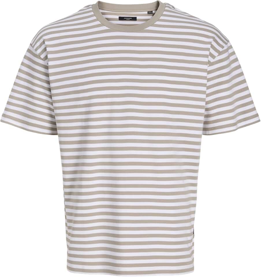 JACK & JONES Herren Jprblarush Ss Stripe Tee SMU