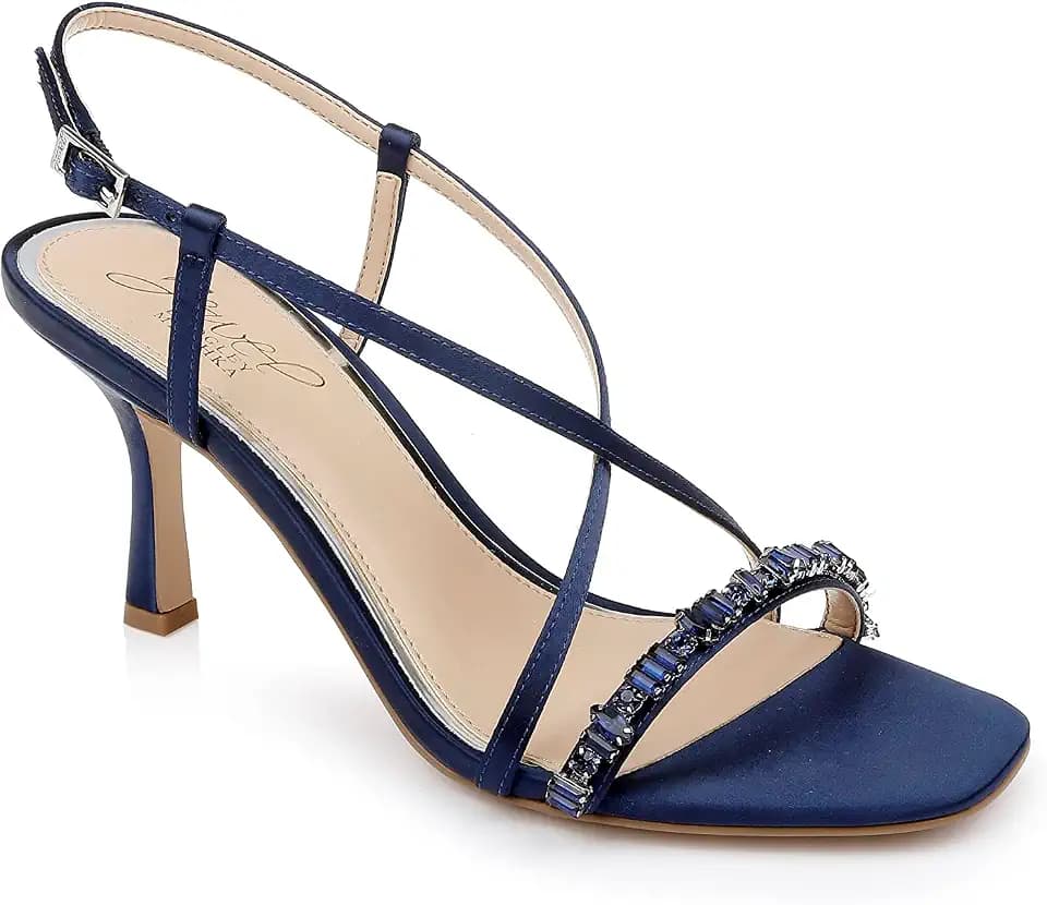 Jewel Badgley Mischka Alexis Crisscross Sandals