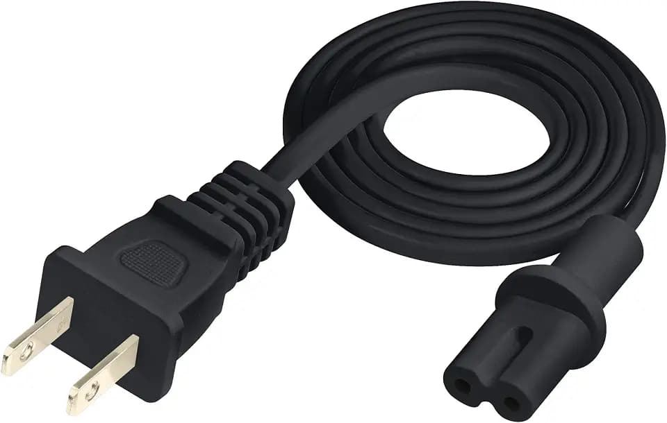 3-Foot Power Cord - Compatible with Sonos Speakers: Five, Play 5, Beam, Ray, Arc, Amp, Playbase, Sub Gen 3 & Mini - Black