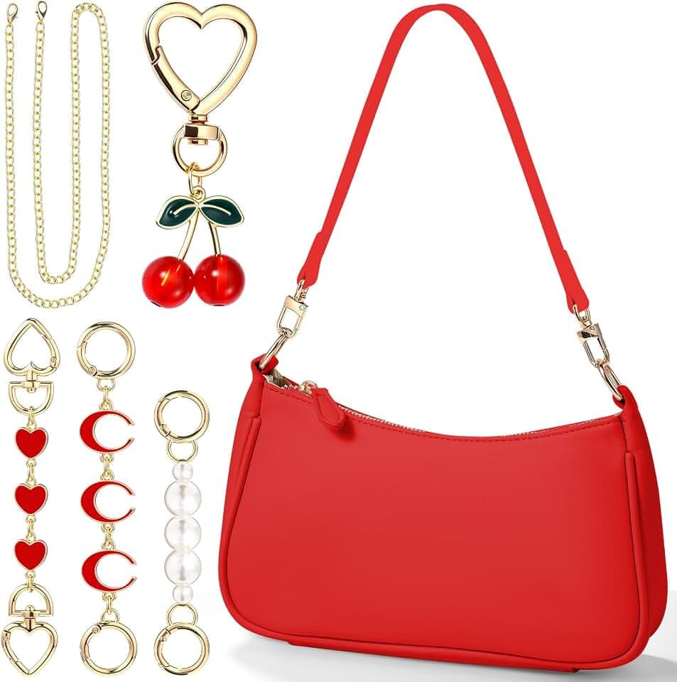 Abbylike 6 Pcs Shoulder Purse for Women Shoulder Bag