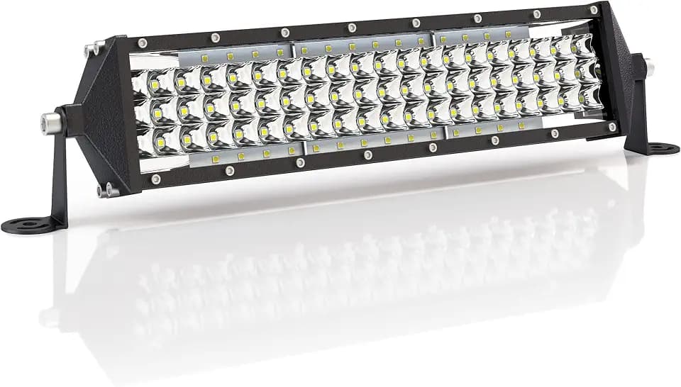 Zmoon 12 Inch 40W LED Light Bar, Spot Flood Combo Beam Fog Lights for Truck
