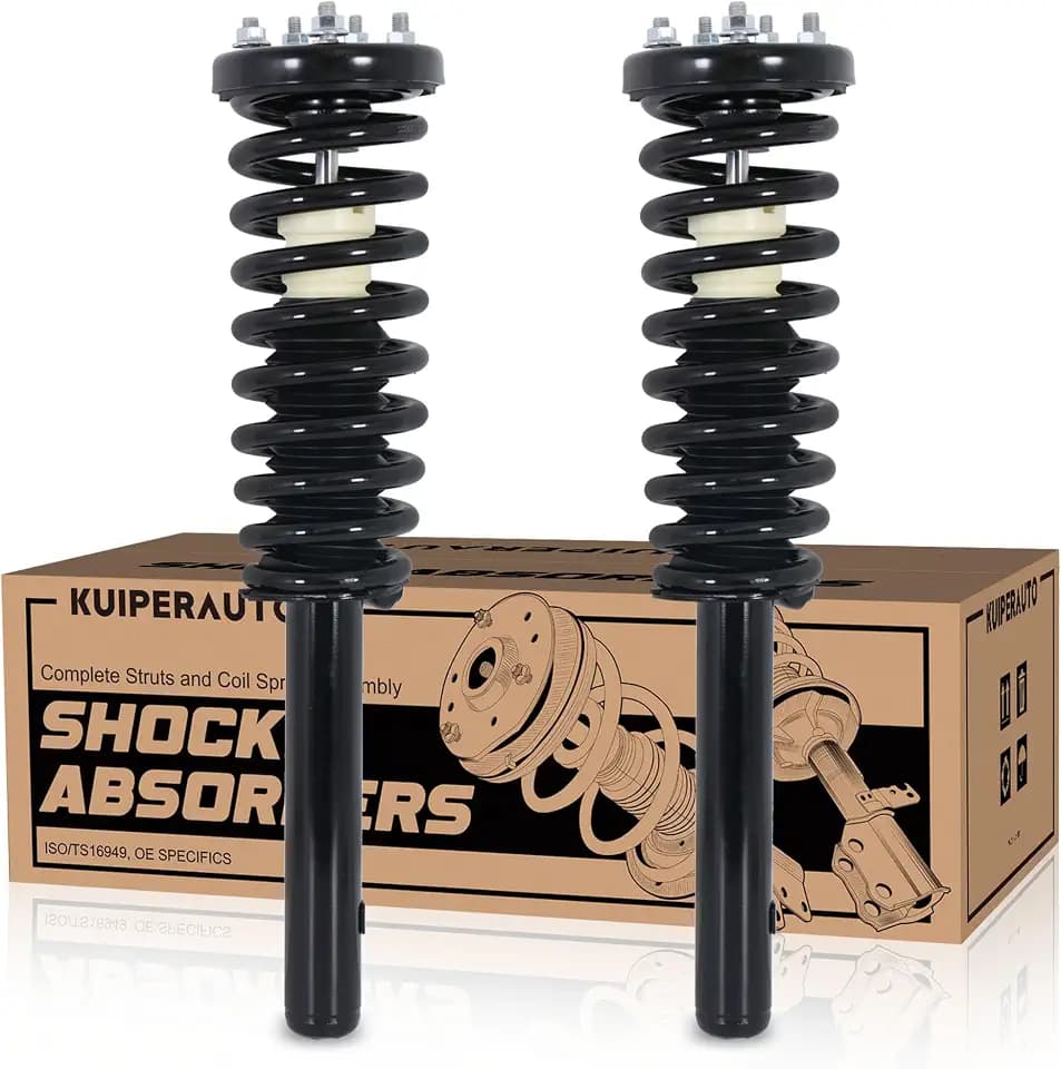 KUIPERAUTO Pair Front Complete Struts Assembly 172123R 172123L Compatible for 2003-2007 Honda Accord Replacement Coil Spring Shocks Absorbers (2PCS)