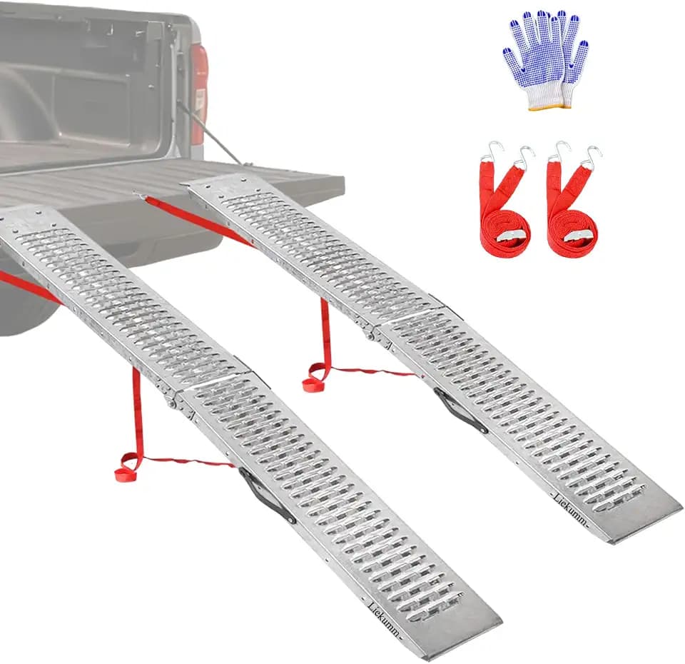 LIEKUMM 67" ATV Ramps 2-Pack, 1000 lbs Loading Ramps for Pickup Trucks