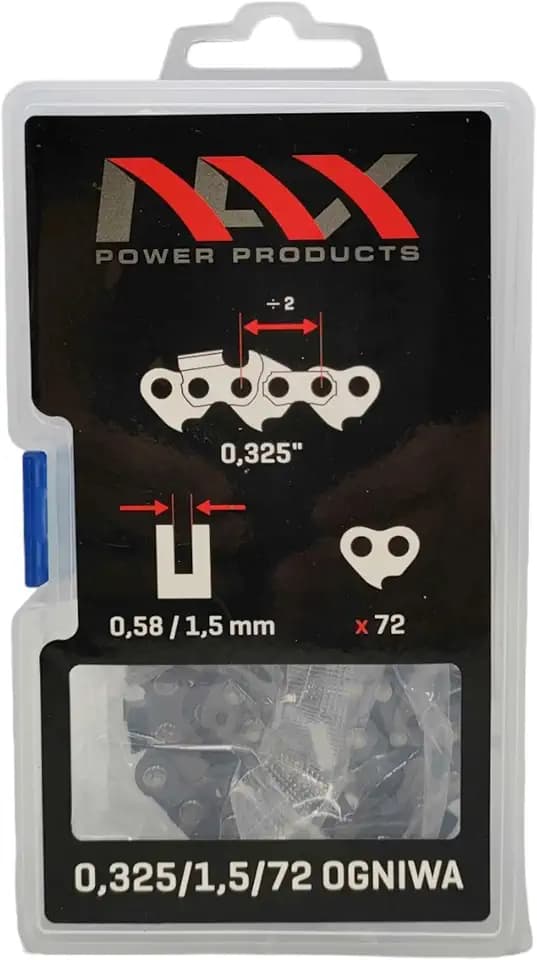 NAX 18 Zoll Kette für Benzin Kettensäge NAX400C Motorsäge - 72 Glieder - 0,325 x 1,5 - Ersatzteil