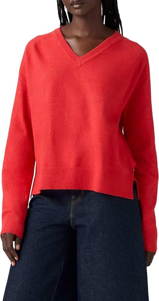 Levi's Damen Tara Super Soft Vneck Pullover Pullover