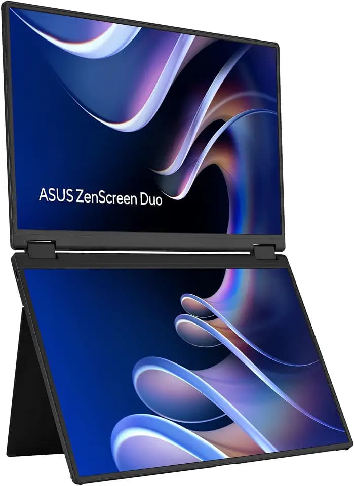 ASUS ZenScreen Duo MB14FCD 14 Inch Foldable Dual-Screen Portable Monitor