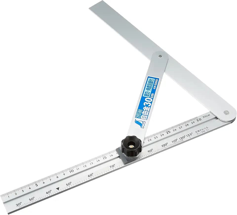 シンワ測定 (Shinwa Sokutei) Messwinkel, Aluminium-Querverbinder, 30 cm (62660), 3 mm Schaftdicke