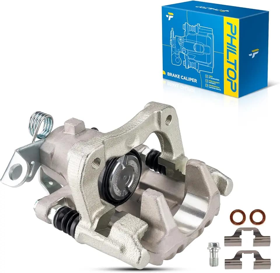 PHILTOP 19B2575 Rear Left Disc Brake Caliper Assembly For Jetta 2000-2005