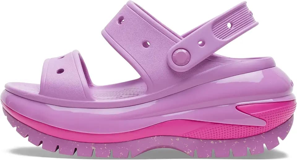 Crocs Unisex-Adult Mega Crush Sandal, Platform Sandals, Multi, 7 Men/9 Women