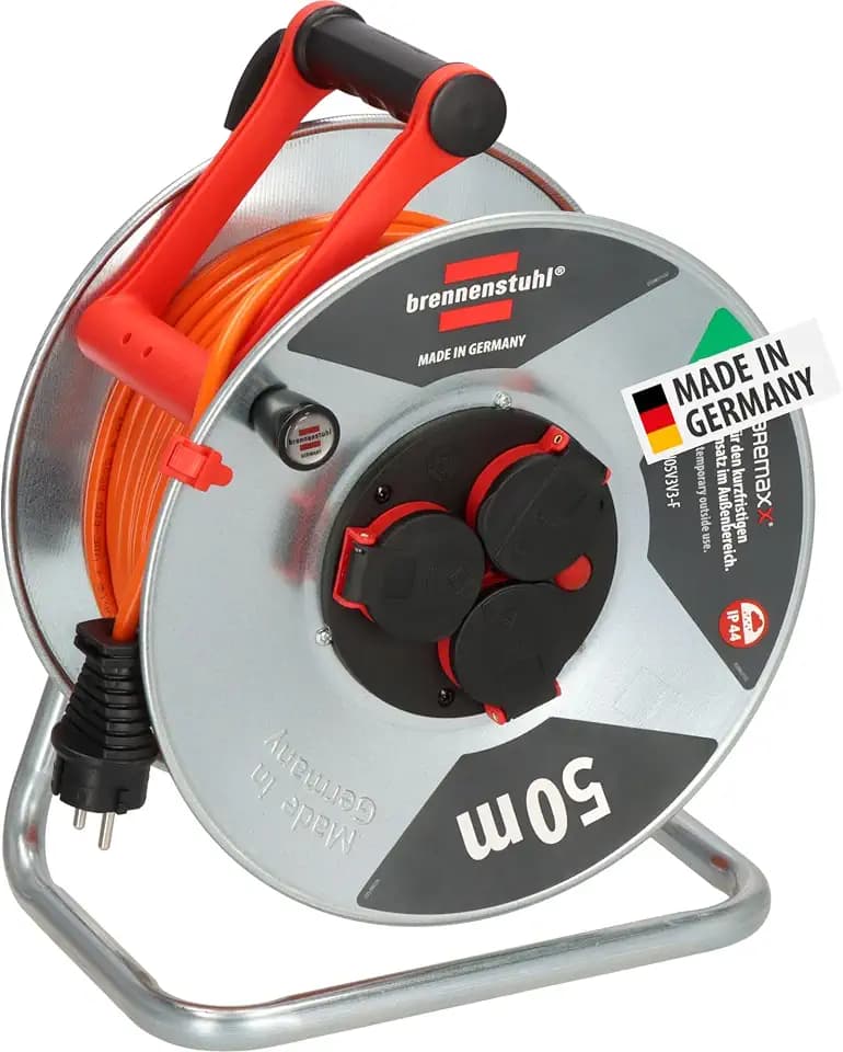 Brennenstuhl Garant S V2 IP44 Kabeltrommel 50m outdoor aus Stahlblech