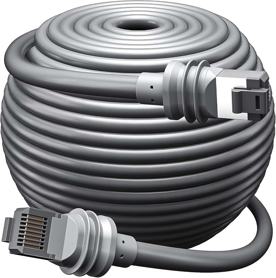 Starlink Kabel 30m für Starlink Standard 4/ 4X/ Gen 3/mini/ V4/ V5 （grau）