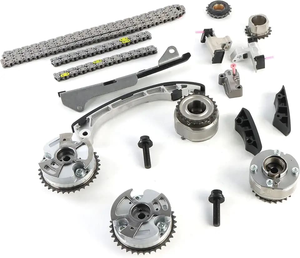 Timing Chain Kit 3.5L with VVT Gears Fit for Camry 2007-2017 for RAV4 2010-2012 for Avalon 05-16 for Sienna 09-16 for RX350 10-15 for Highlander 10-16, for Tundra 2009 5.7L Car Engine Parts
