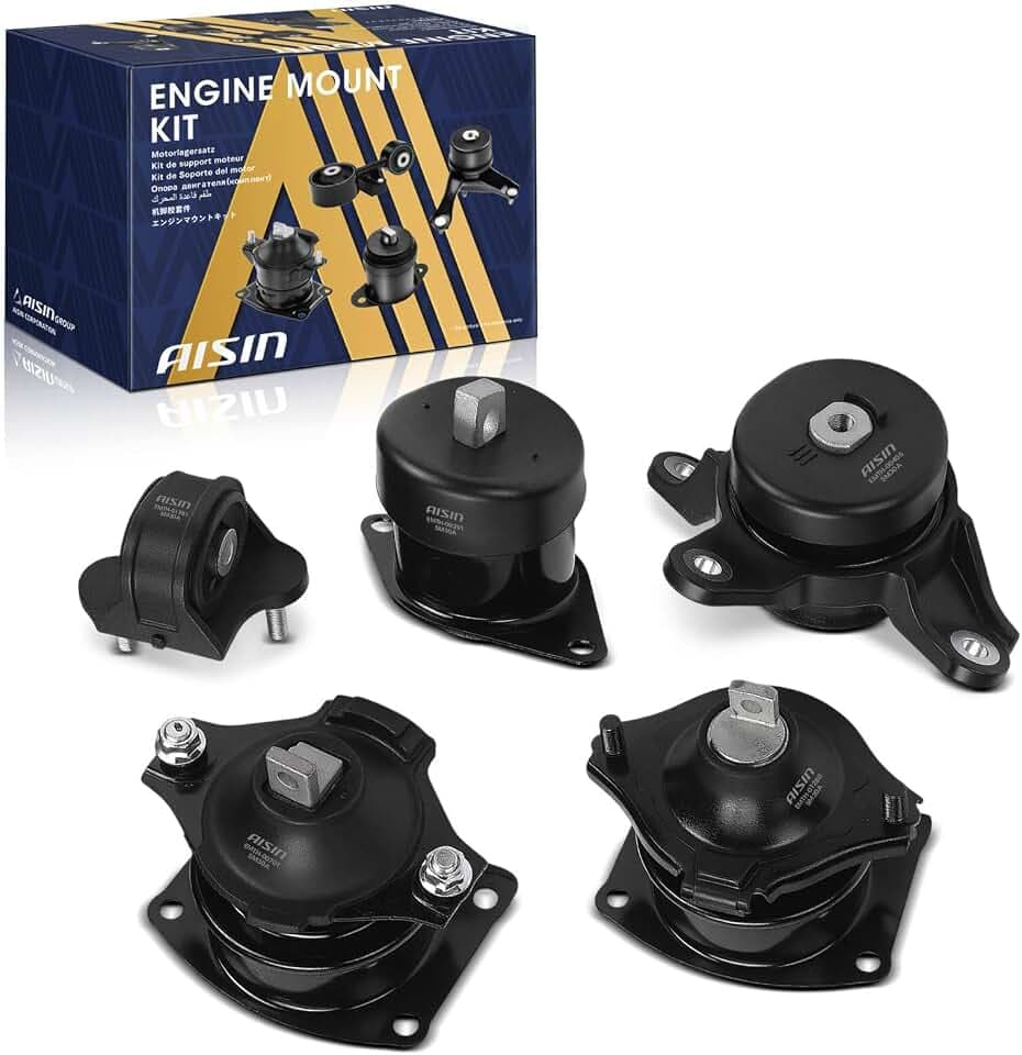 AISIN AFTERMARKET EMTH-20641 5Pcs Engine Motor & Auto Transmission Mount