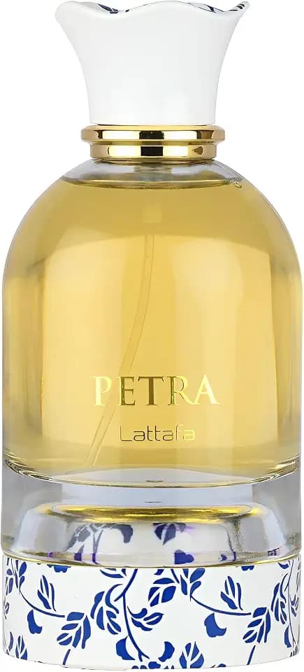 Lattafa Petra - Fruity, Gourmand, Floral, Musky - Eau de Parfum Long-Lasting Fragrance for Unisex, 3.4 Ounce / 100 ml