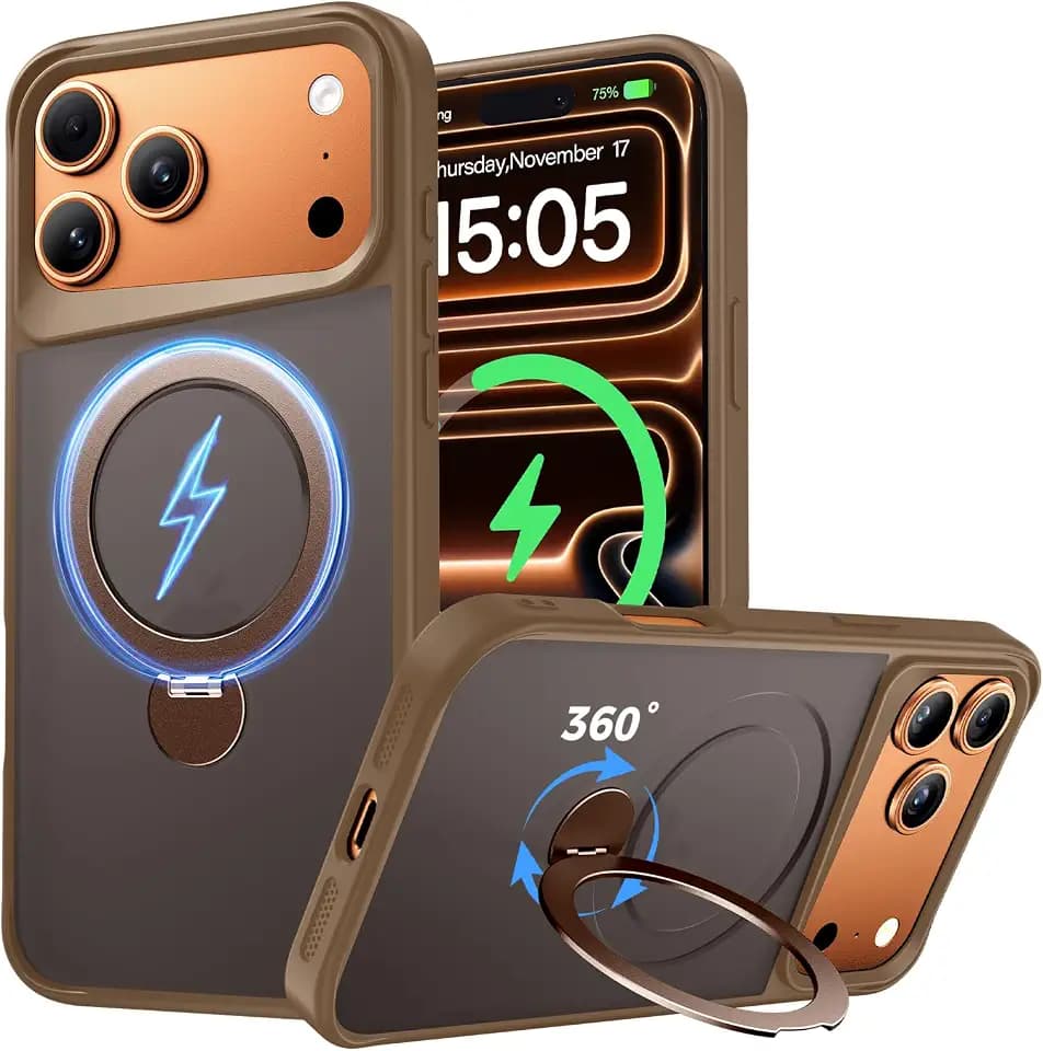 Designed for iPhone 18 Pro Case/iPhone 17 Pro Case with Stand