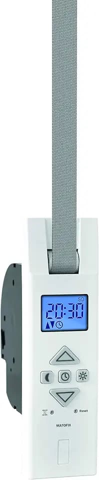 Elektrischer Gurtwickler MATOFIX PRO für 17-23mm Gurtband, Unterputz, Zugkraft bis 45kg, feste Fahrtzeiten einstellbar, Display, inkl. Netzstecker