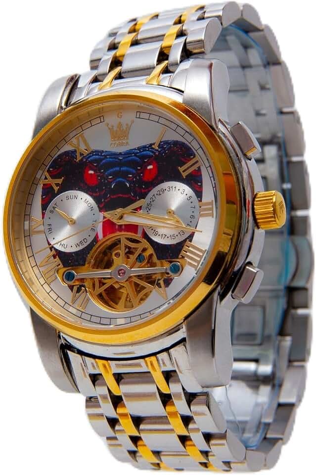 Luxury Unisex Watch - Water Resistant Timepiece - Limited Edition - Color White/Gold