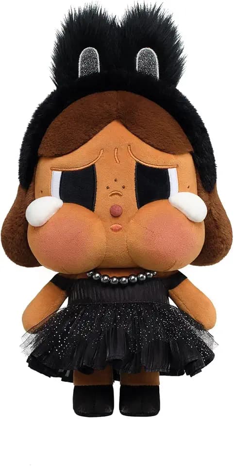 POP MART Crybaby Shiny Shiny Series-Plush Doll (Black), 13 inches Height, Toys for Modern Home Decor, Collectible Toy Set for Desk Accessories, 1PC