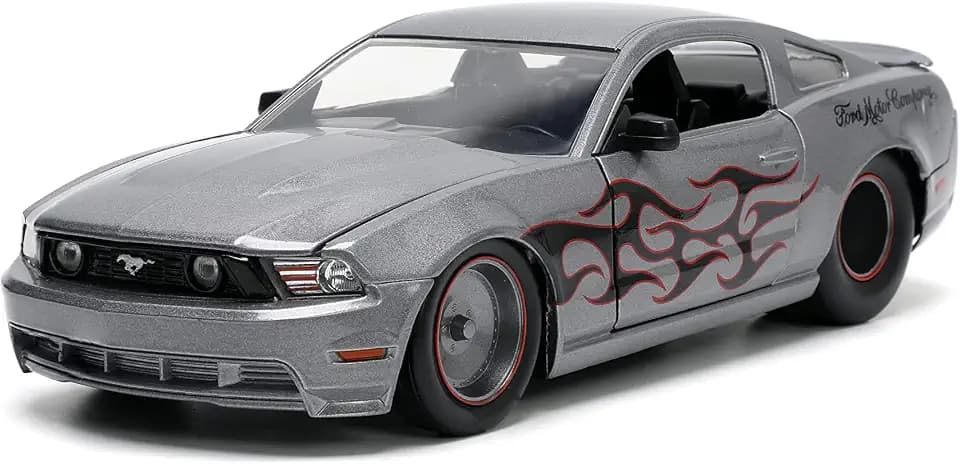 Jada Toys Big Time Muscle 1:24 2010 Ford Mustang GT Die-cast Car, Toys for Kids and Adults